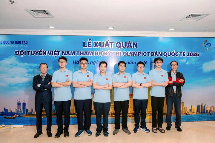 Việt Nam giành 2 HCV Olympic Toán quốc tế 2026, xếp thứ 5 thế giới